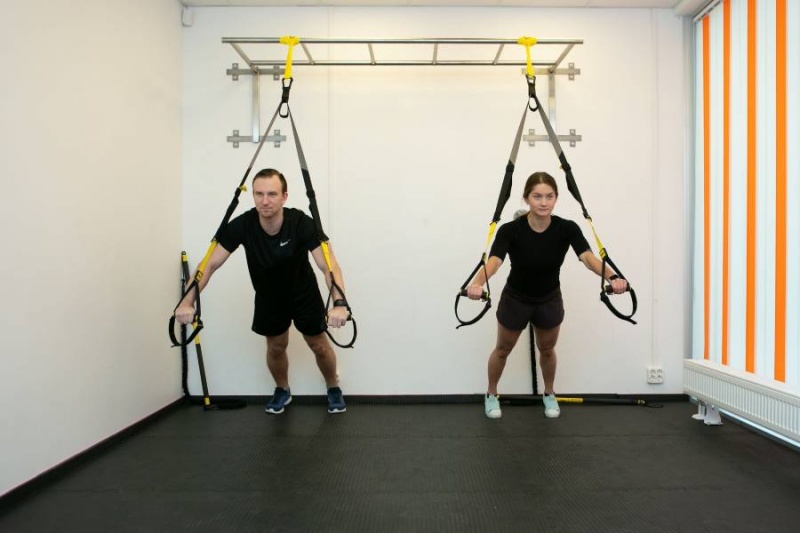 Тренировка TRX в Energy Club в Таллине